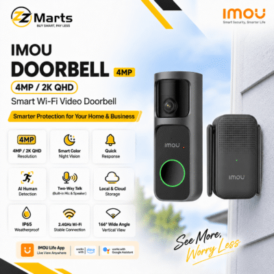 Imou 4MP WiFi Video Doorbell | ZZ Marts