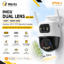 Imou Dual Lens 10MP outdoor WiFi PTZ security camera with dual-view technology, AI human detection and Smart Color Night Vision for home and business surveillance.