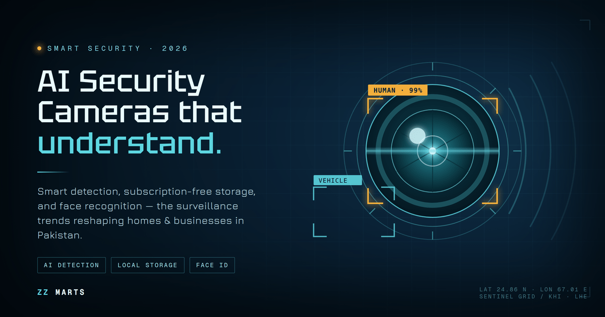 AI Security Cameras in 2026: The Smart Surveillance Trends Changing Homes & Businesses in Pakistan