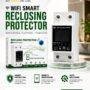 WiFi Smart Reclosing Protector with voltage, current, overcurrent and leakage protection, digital monitoring and automatic reclosing for electrical circuits.